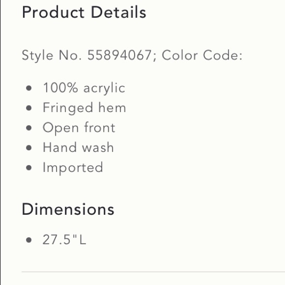 Anthropologie Fringed Kimono One Size - Picture 6 of 6